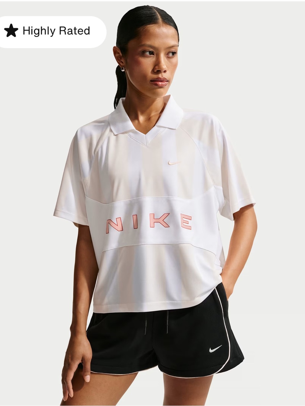 Nike White Polo Crop Top - Picture 7 of 14
